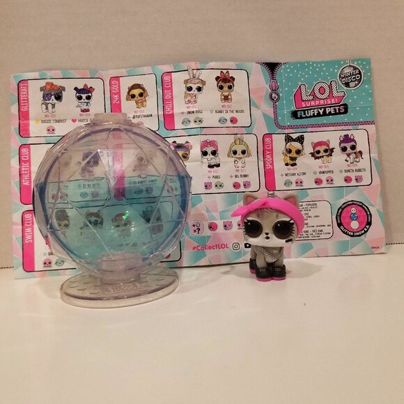 L.O.L. Surprise! Fluffy Pets Purrs Winter Disco Glitter Snow BB, EUC - Picture 8 of 16